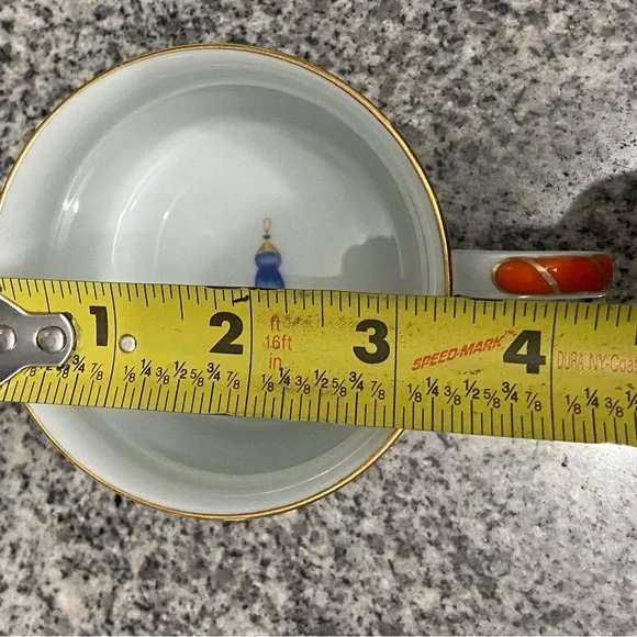 Vtg Lynn Chase TIGER RAJ Coffee Cup Demitasse Signed 1991 24K Gold Replacement - Picture 15 of 15